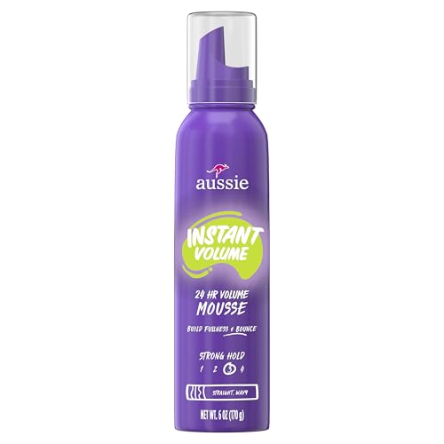 Aussie Instant Volume Mousse Triple Pack, 24-hour Volume Mousse, 6 oz