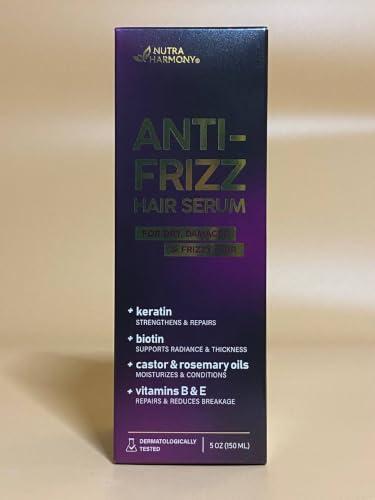Hydrating Hair Serum for Dry & Frizzy Hair – Leave-In Split End Repair 5 oz