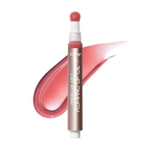 tarte maracuja juicy plumping lip oil - Hydrating & Volumizing Lip Plumper Gloss Balm with Nourishing Hyaluronic Acid, Plumps & Moisturizes, Vegan & Cruelty-Free, full size, mixed berries
