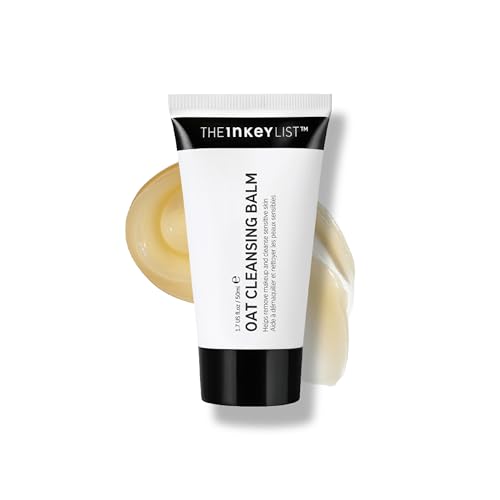 The INKEY List Mini Oat Cleansing Balm, Rich Balm Removes Makeup and Impurities, Reduces Redness, Travel Size, 1.69 Fl Oz each