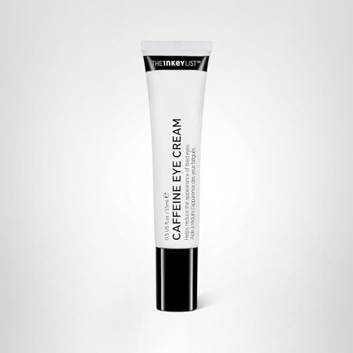 The INKEY List Caffeine Eye Cream, Reduce Eye Puffiness and Dark Circle, Blur Fine Lines, 0.5 fl oz