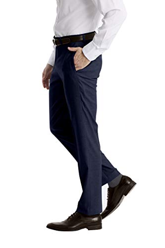 Calvin Klein Men's Slim Fit Suit Separates, Solid Medium Blue, 34W x 30L