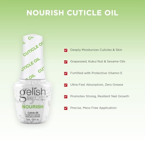 Gelish Hydrating & Strengthening Cuticle Oil – Nourish, 9mL