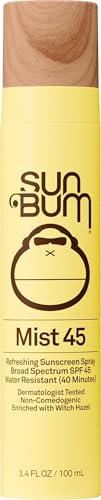 Sun Bum Original SPF 45 Broad Spectrum Sunscreen Mist - Travel Size, 3.4 oz