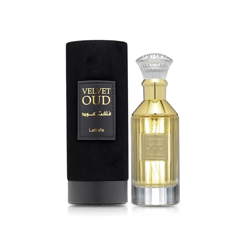 Lattafa Velvet Oud for Unisex Eau de Parfum Spray, 3.4 Ounce