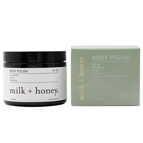 milk + honey Exfoliating Body Polish No. 18 - Eucalyptus & Arnica, 7oz