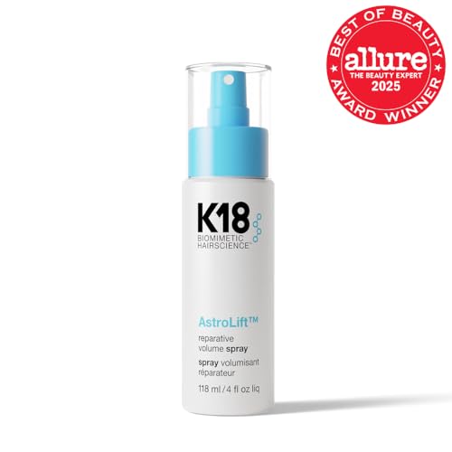 K18 AstroLift Reparative Volume Spray - Damage Repair Hair Volumizer + Thickening Spray for Fine Hair - Flexible 2-Day Hold + Humidity-Resistant, Non-Sticky Formula (4 Fl oz)