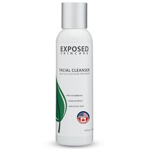 Exposed Skin Care Acne Facial Cleanser with 0.5% Salicylic Acid
