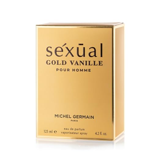 Michel Germain Sexual Gold Vanille Pour Homme Eau de Parfum Spray, 4.2 Fl Oz