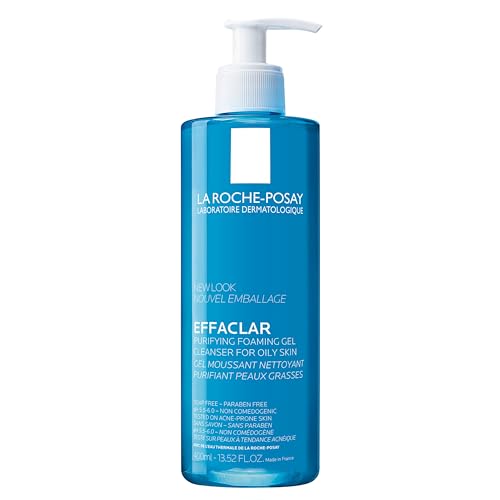 La Roche-Posay Effaclar Foaming Gel Cleanser for Oily Skin, 13.52 fl oz
