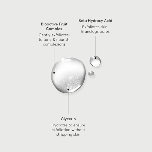 Naturium BHA Liquid Exfoliant 2%, Leave-on Face & Skin Care Exfoliating Pore Treatment, with Salicylic Acid & Bioactive Fruit Acids, Packaging May Vary, 4 oz