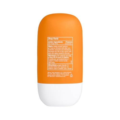 Thinkdaily Everyday Sun Serum SPF 30, Mineral Sunscreen for Face, 1.7 Fl Oz