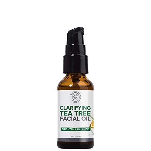 Beauty Foundry Clarifying Tea Tree Oil for Face and Acne, Targets Acne and Uneven Skin Tone, Antioxidant-Rich Beauty Oil, 1oz/30ml