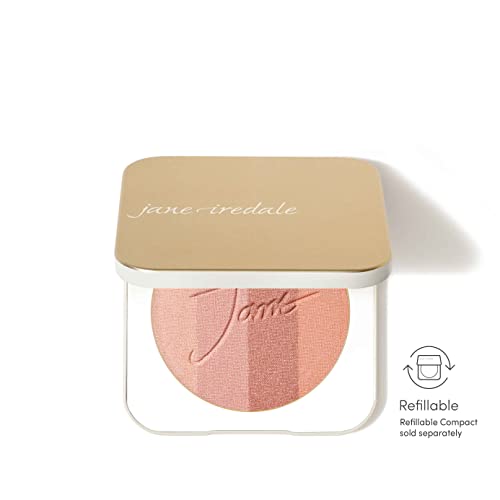 jane iredale PureBronze Shimmer Bronzer Refill, Multiuse Powder Complexion Enhancer with 4 Shades, Lightweight, Buildable, Breathable, Luminous Finish