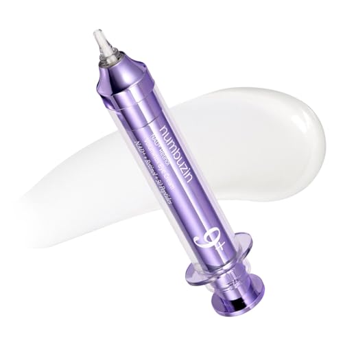 numbuzin No.9 NAD+ Retinol Eye Cream for Dark Circles, Puffiness, Crow's Feet with 50 Peptides, 4% Niacinamide & Ceramide, Reduces Wrinkles & Fine Lines, korean eye cream, 0.33 fl oz