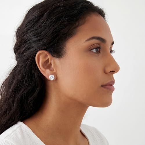 Privosa - 5 Carat Lab Grown Diamond Stud Earrings in 14K Yellow Gold