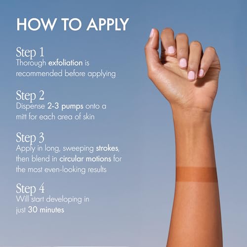 Isle of Paradise Tinted Self Tanning Mousse, Dark, Streak-Free Self Tanner Mousse, Natural-Looking & Lasts Up to 7 Days, Vegan & Cruelty-Free Sunless Tanning Foam, 6.76 fl oz