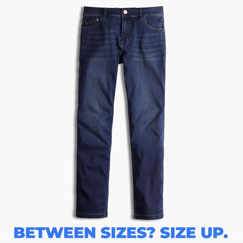 Mugsy Fultons Men’s Jean - Classic Fit Blue Denim Jeans for Men - Comfortable & Flexible Pants for Men - True to Size