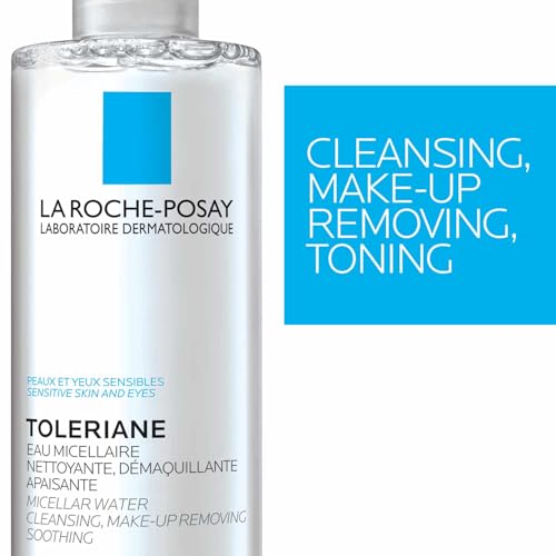 La Roche-Posay Micellar Water Makeup Remover for Sensitive Skin, 13.52oz