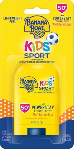 Banana Boat Sport Kids Sunscreen Stick SPF 50, 0.5 oz