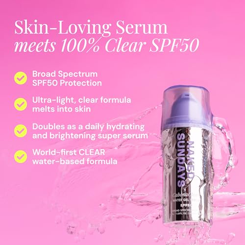 Naked Sundays CabanaClear SPF 50 Face Sunscreen Serum, 30ml