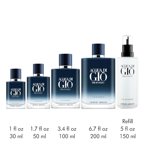 Armani Beauty Acqua di Giò Profondo Eau de Parfum Mens Cologne - 6.7 Fl Oz