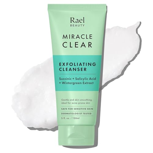 Rael Miracle Clear Facial Cleanser Face Wash (Exfoliating Cleanser, 5.1 oz)