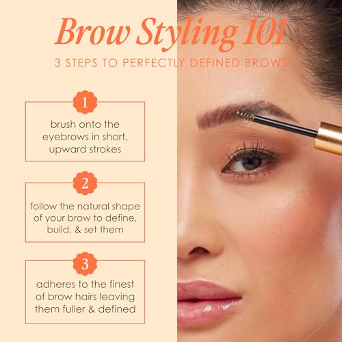 Grande Cosmetics GrandeBROW-FILL Volumizing Brow Gel, Medium, 0.14 fl oz
