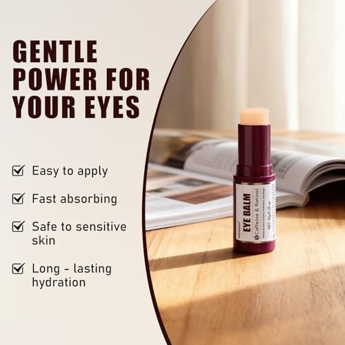 Caffeine & Retinol Eye Stick with Niacinamide for Under Eye Care, Eye Bags