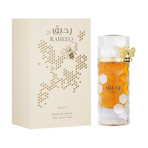 Nusuk Raheeq Perfume for Women - Long Lasting Extrait De Parfum Citrus, Gourmand & Vanilla Notes Sweet Luxury Fragrance 100ml