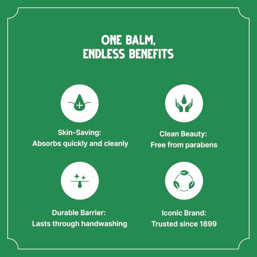 Bag Balm Vermont's Original Hand Moisturizer, Hand Balm for Dry Skin, Cracked Hands, Heels & Dry Hands Treatment, For Dogs and More Ointment, Dry Skin Lotion (2oz Tube (Pack of 2))