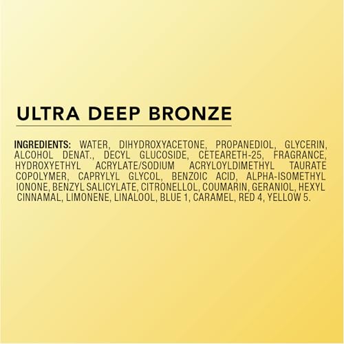 Jergens Natural Glow Instant Sun Body Mousse, Ultra Deep Bronze, 6 oz