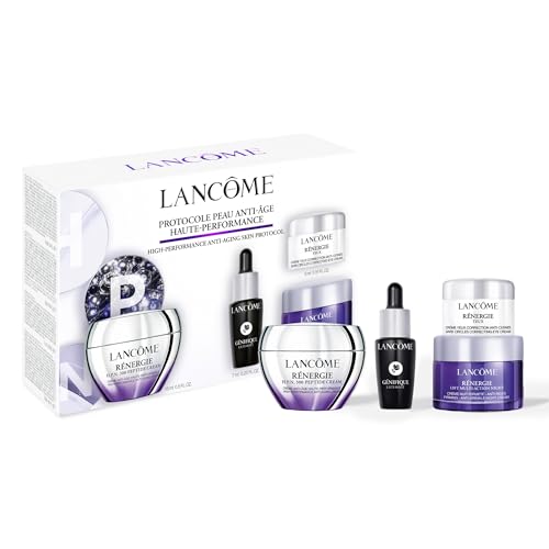 Lancôme Rénergie Skincare Trial Gift Set -Trial Set for Anti-aging Skincare Routine With Genifique Ultimate, Rénergie Day/Night Cream, and Eye Cream (1.6 Fl Oz)