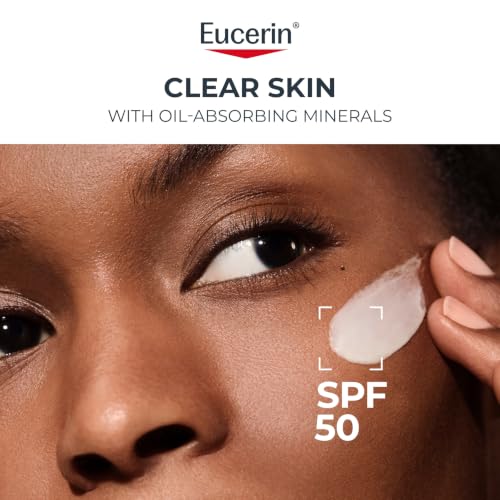 Eucerin Clear Skin Face Sunscreen Lotion, SPF 50, 2.5 FL OZ