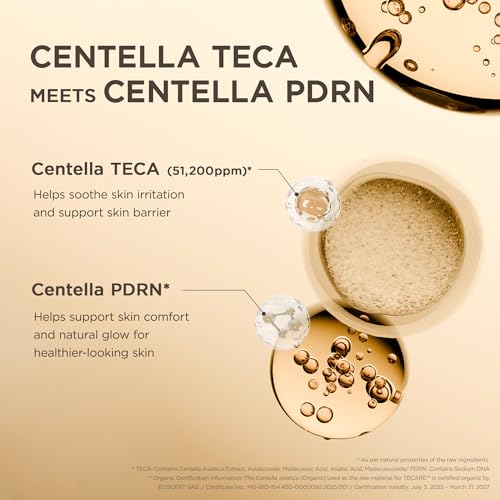 SKIN1004 Madagascar Centella TECA Soothing Toner, 50X Centella Toner for Soothing & Moisturizing, Centella Essence with TECA & PDRN, LHA for Gentle Exfoliation, Korean Skin Care, 7.10 fl.oz / 210ml
