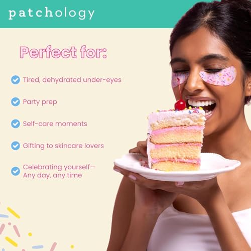 Patchology Eye Want Cake Under Eye Patches | Birthday Gift for Women | 5pk