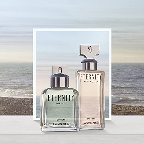 Calvin Klein Eternity Fresh Cologne – Fougère Men's Cologne – With Notes of Ginger, Bourbon Geranium & Cardamom – Long Lasting Fragrance