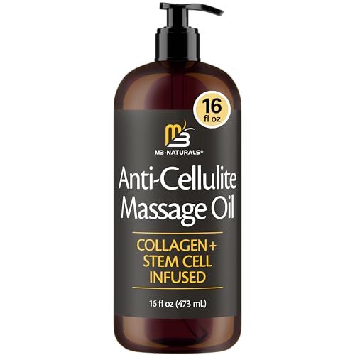 Firming Body Massage Oil with Collagen for Cellulite, 16 fl oz by M3
