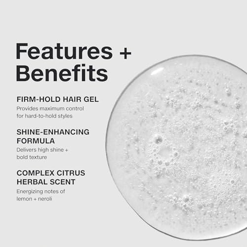 Paul Mitchell Super Clean Sculpting Gel, Firm Hold, Maximum Control + Shine, For All Hair Types, 16.9 fl oz