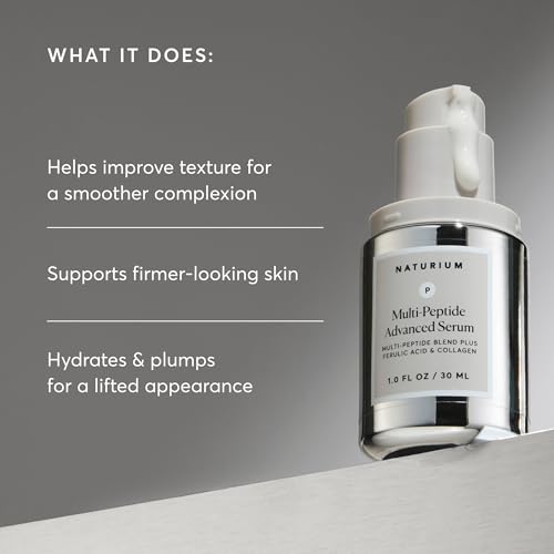 Naturium Multi-Peptide Advanced Serum, Ferulic Acid & Collagen, 1 fl oz