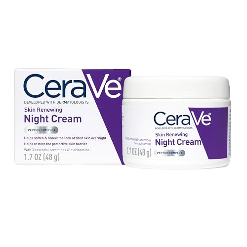 CeraVe Night Cream, Face Moisturizer, Skin Care for Dry Skin, 1.7oz