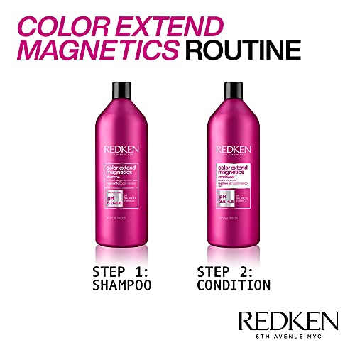 Redken Color Extend Magnetics Conditioner – For Color-Treated, 33.8 Fl Oz