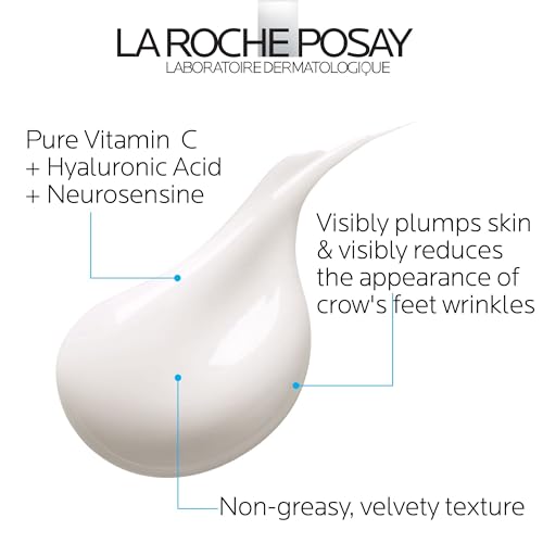 La Roche-Posay Redermic C Vitamin C Eye Cream with Hyaluronic Acid, 0.5oz
