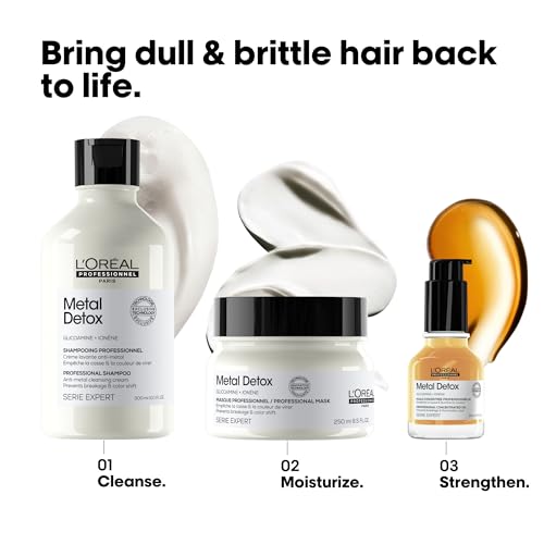 L'Oréal Professionnel Paris Metal Detox Mask – For Hair Repair, 8.5 Fl Oz