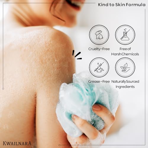 Kwailnara Strawberry Milk Body Wash (19.75 Fl Oz) – Korean Body Cleanser for Hydrated & Smooth Skin | Milk Protein, Royal Jelly & Exfoliating Strawberry Extract | Paraben-Free with Gentle Bubbles