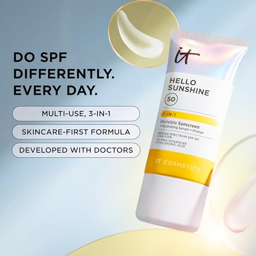 IT Cosmetics Hello Sunshine Hydrating Sunscreen SPF 50 (1.69 fl oz)