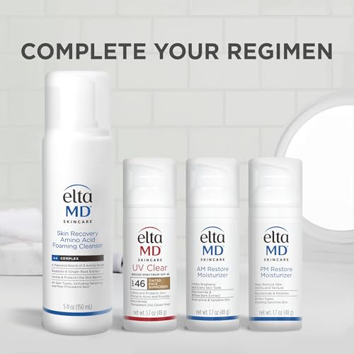 EltaMD AM Restore Daily Facial Moisturizer, Lightweight, 1.7 oz