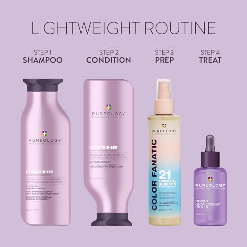 Pureology Hydrate Sheer Shampoo – For Fine Hair, 9 fl oz