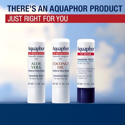 Aquaphor Naturally Inspired Lip Repair Stick with Coconut Oil, 0.17 OZ