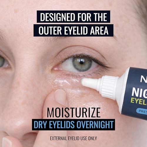 NOVEHA NIGHTTIME Eyelid Ointment Night Gel For Dry Eye Relief | Long Lasting Moisturizer Preservative Free | Moisturizing Cream for Night, External Use Only | 0.35 Oz / 10 gr